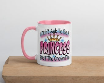 Princess 11oz tasse rose | Cadeau d’anniversaire