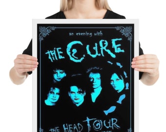 The Cure Head Tour 1979 Gig Concert Poster Wall Art