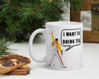 I Want To Drink Tea. Inspired Tea Lovers 11oz Ceramic Mug