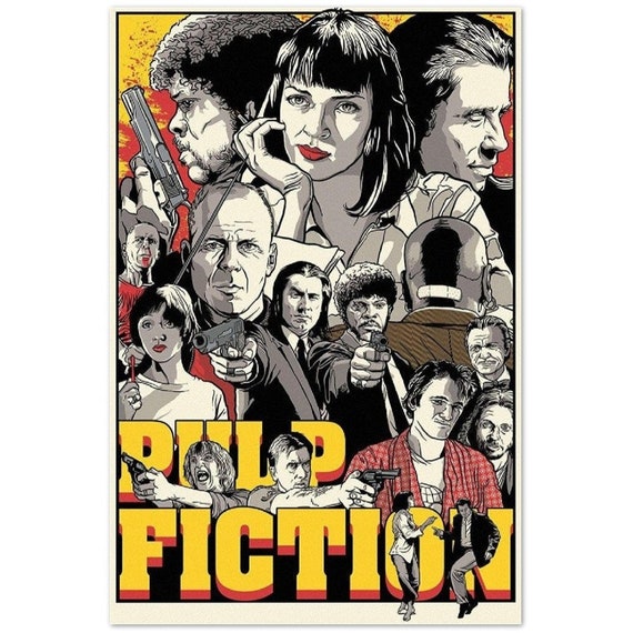 Pulp Fiction John Travolta 90s Movie Poster - Etsy