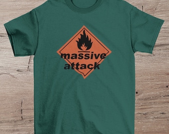 Massive Attack Retro Old Skool T Shirt