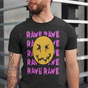 Rave Smiley Acid Old School T-Shirt