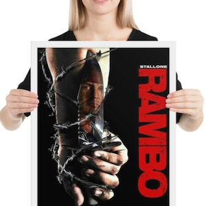 Rambo Sly Stallone Movie Poster