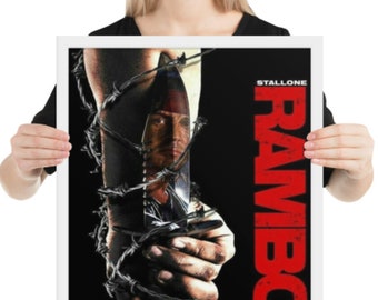 Rambo Sly Stallone Movie Poster