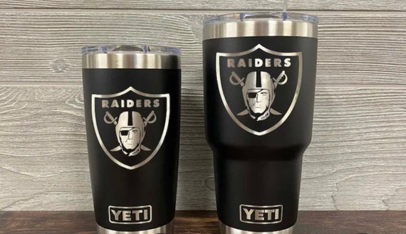 Las Vegas Raiders Personalized Custom Engraved Tumbler cup - YETI