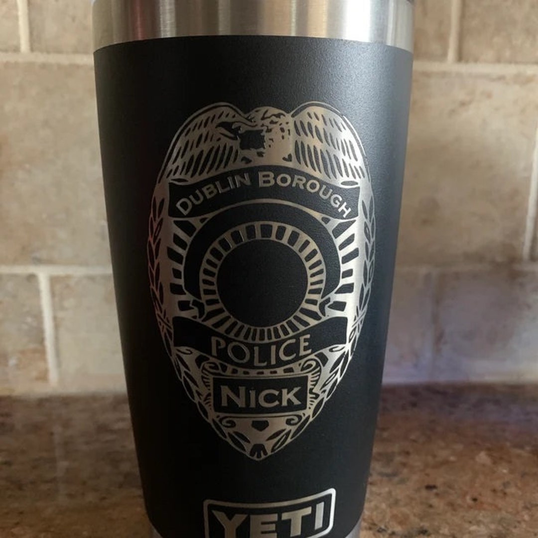 Custom Law Enforcement Laser Engraved YETI Etsy