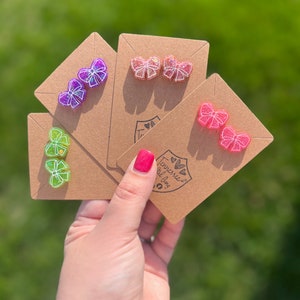 Cheer Bow Earrings Cheer Bow Earrings