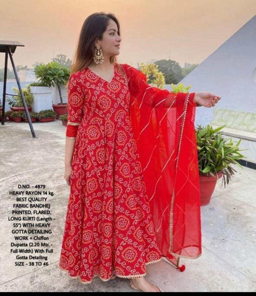Buy Traditional Wear Red Chikankari Cambric Cotton Readymade Phulkari Suit  Online From Surat Wholesale Shop.