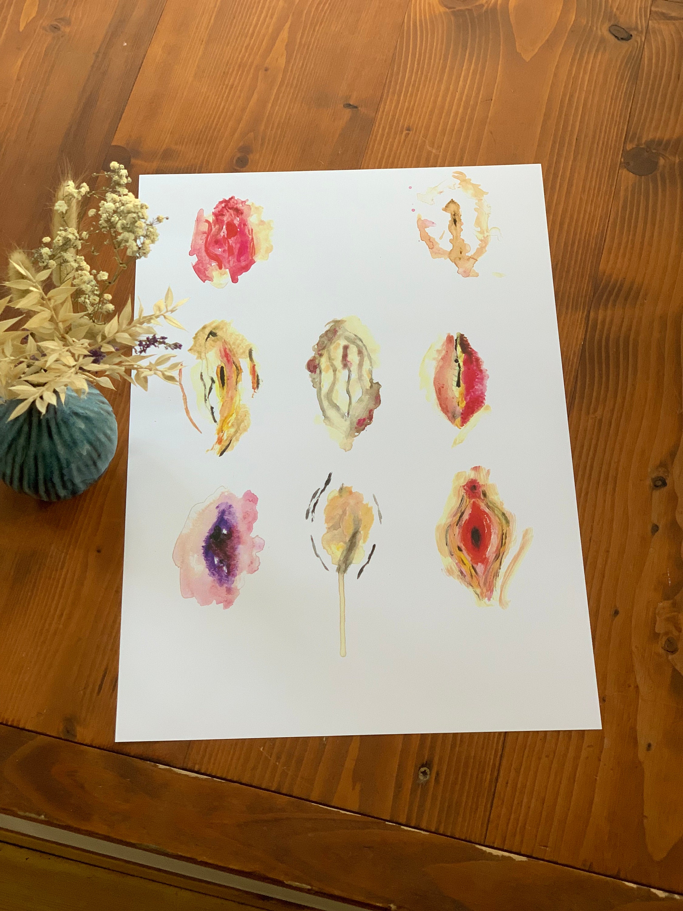 Art Print All Vulvas Are Beautiful Etsy