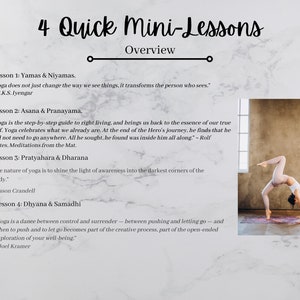 Guide to the 8 Limbs of Yoga, PDF, Printable, 8 Pages, Worksheets, Self Study, for Yoga Teachers and Students image 4