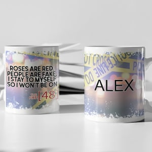 Crime tv work mug, crime shows, true crime, perfect gift for your favorite true crime enthusiast.  11 oz or 15 oz mug