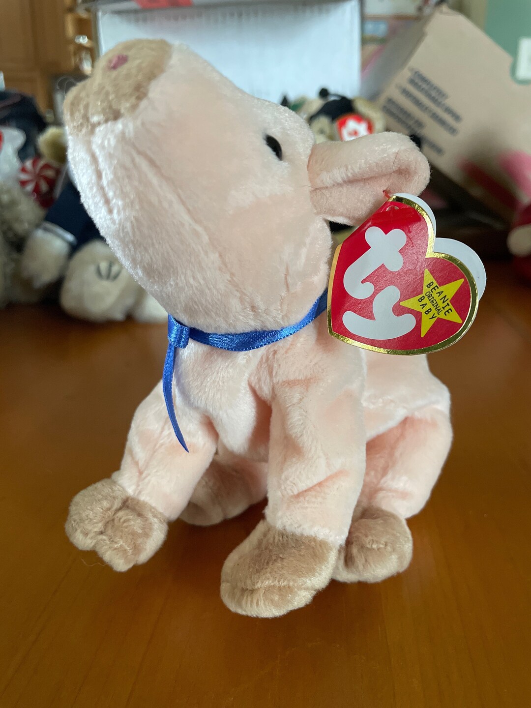 1999 Knuckles Beanie Baby Pig Etsy
