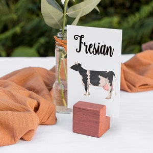 Cow table numbers/Cow breeds table numbers/Farm wedding table numbers/Farm wedding decor/Farm wedding menu/Cow theme wedding/Barn wedding