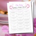Spill the Tea Game Tea Party Games Printable Tea Party Activities Girls ...
