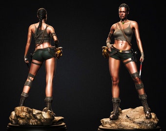 Lara Coft Tomb Raider- Angelina Jolie- STL File 3D print Digital Download Figure
