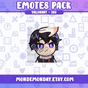 Iso - &quot;Head Pat&quot; animated emote | Twitch, Discord, YouTube