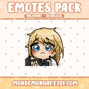 Deadlock - Cute animated emote | Twitch, Discord, Youtube