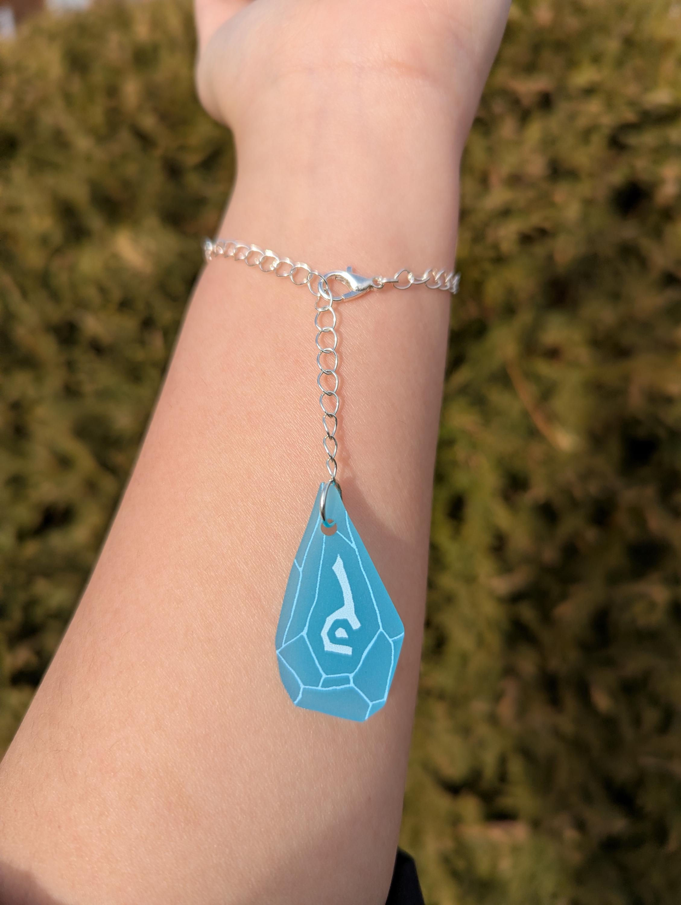 Arcane Acceleration Rune Keychain | Jayvik Charm | Long