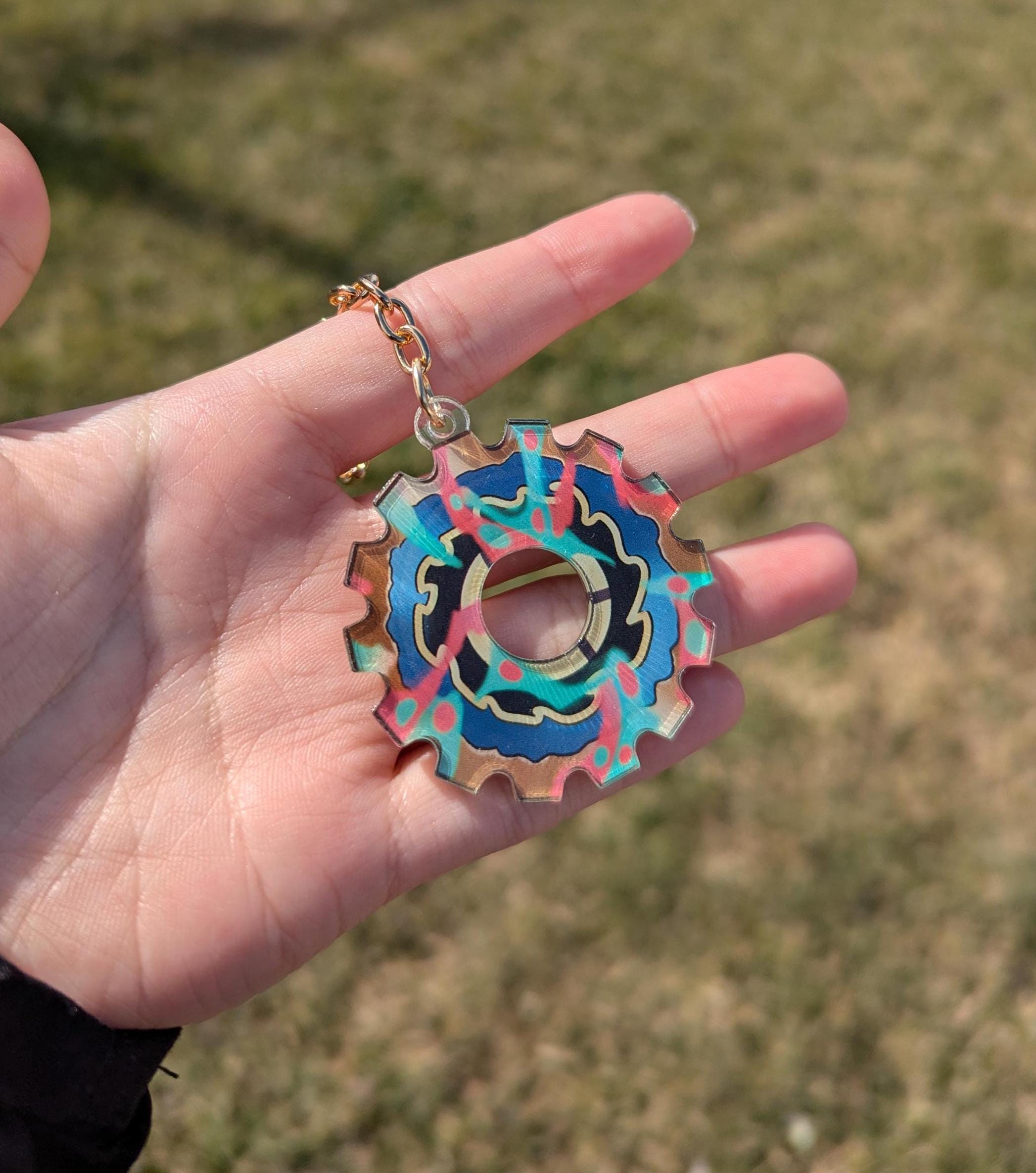 Arcane Viktor Gear Keychain - Arcane|lol|league of Legends|jayvik