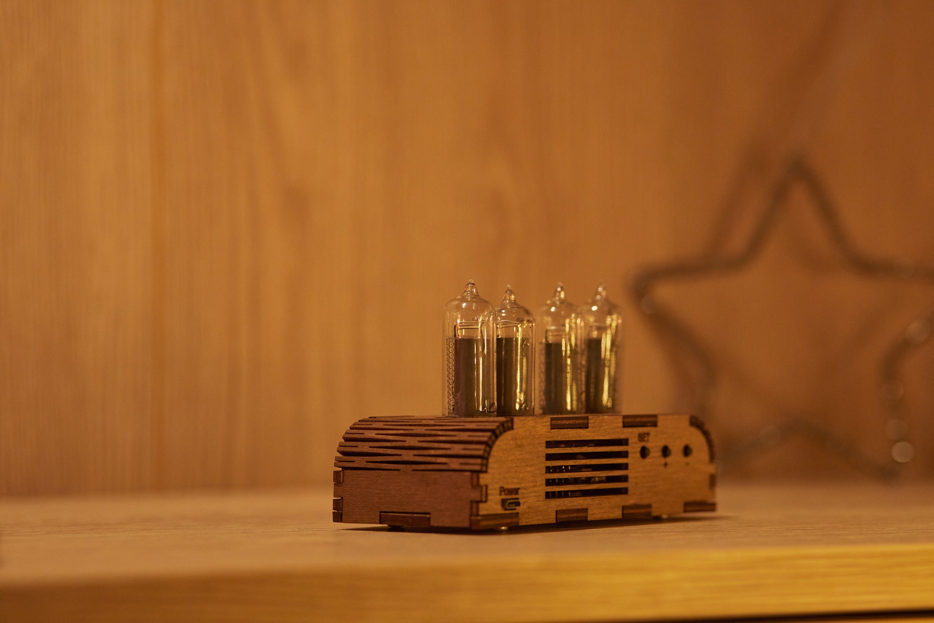 Nixie Clock IN14 Fallout Nixie Tube Clock Etsy