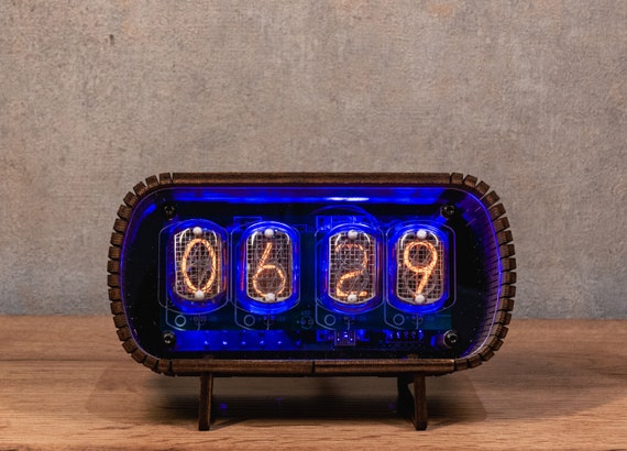 Nixie Clock Kit IN-12 Прозрачная передняя панель (с трубками)