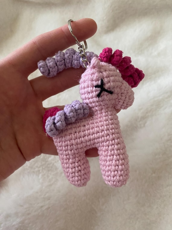 Cartera Bolsas Tejidas A Crochet De Unicornio Unicornio Tejido A