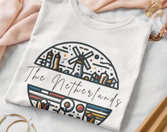 The Netherlands Shirt, Christmas Amsterdam Dutch Travel Inspired Amsterdam TShirt, Spring in Europe, Cute Mother&#39;s Day Gift Tshirt Adorable
