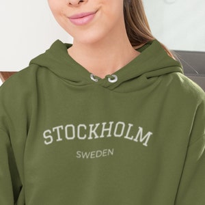 Swedish Sweatshirt for Lovers of Stockholm and Nordic Cities in Scandinavia and Northern Europe, Stockholm Hoodie
