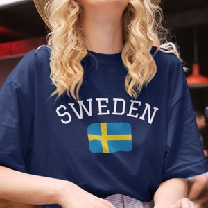 Scandinavian Tee, Best Sweden Flag Tshirt, Sweden Gift, Sweden Flag Shirt, Sweden Shirt, Swedish Flag, Swedish Gift, Scandinavia, Swedish