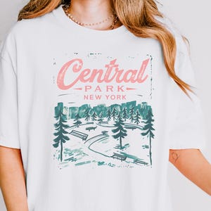 Central Park NYC New York Watercolor Shirt, New Yorker Shirt, NYC Shirt, New York T-shirt, New York Shirt, East Coast Shirt, New York Lover
