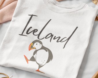 Iceland Shirt with Puffin Graphic is a Perfect Gift and Souvenir for Travel Sweater Lovers so Embrace the Viking Spirit and Nordic Christmas