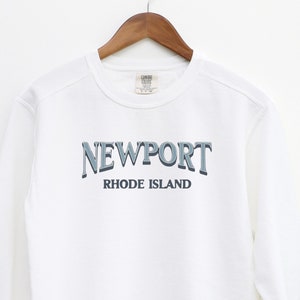 Newport Sweatshirt Comfort Colors® Newport Rhode Island Crewneck Pullover, Unisex, Plus size too