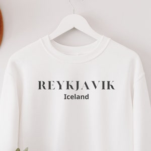 La migliore felpa con cappuccio Reykjavik, Islanda, maglietta da viaggio, felpa della Repubblica d&#39;Islanda - Unisex, morbida, comoda, girocollo - Islandese