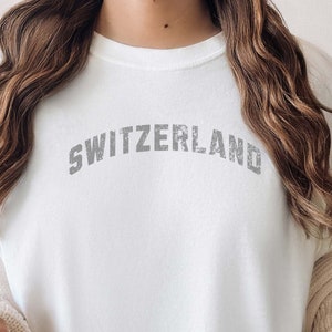 Switzerland Shirt Comfort Colors® Swiss TShirt Europe Shirt Unisex Plus size too!