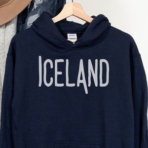Felpa con cappuccio &quot;Best Iceland&quot;, Felpa con cappuccio della Repubblica d&#39;Islanda - Unisex, morbida, comoda, girocollo - Islandese, Isola, Scandinavo