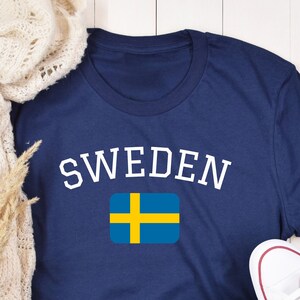 Swedish Flag Emblem, Best Scandinavian Tee, Sweden Tshirt, Sweden Gift, Sweden Flag Shirt, Sweden Shirt, Swedish Flag, Swedish Gift, Scandi