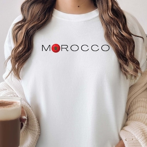 Morocco Shirt Moroccan Tshirt Gift Travel Gift Shirt Comfort Colors Tshirt Perfect Birthday or Anniversary Gift Idea, Unisex, Plus Sizes