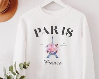 French Shirt Paris Sweatshirt, France Pullover, Paris France