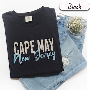 T-shirt Cape May New Jersey Comfort Colors® T-shirt Cape May Nj, chemise Cape May Comfort Colors, chemise Cape May Sunset T-shirt preppy Cape May