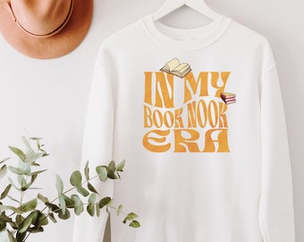 Sweat-shirt pour coin livre, chemise In My Book Nook Era, sweat-shirt rat de bibliothèque, sweat-shirt livresque, sweat-shirt amateur de livres, livre amusant