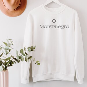 Montenegro Sweatshirt, Montenegro Hoodie, Montenegro Shirt, Montenegro Gift, Montenegro Flag Pullover, Montenegro Souvenir, Travel Sweater