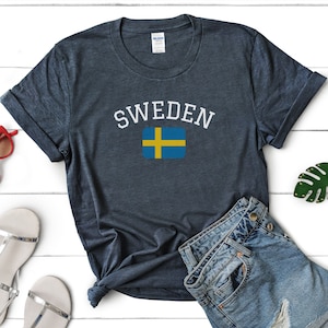 Sweden Flag Shirt, Best Swedish Flag Emblem, Sweden Tshirt, Sweden Gift, Sweden Shirt, Swedish Flag, Swedish Gift, Scandinavia, Scandinavian