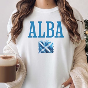 Scotland Shirt Comfort Colors® Alba TShirt Gaelic Family Gift Travel Lover Tshirt Scottish Europe Shirt Unisex