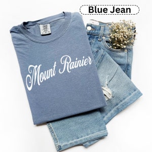 National Park Shirt Mount Rainier Shirt, Washington Tshirt, Comfort Colors® Mt Rainier Travel Gift for Mothers Day, Cascades Mountain Gift