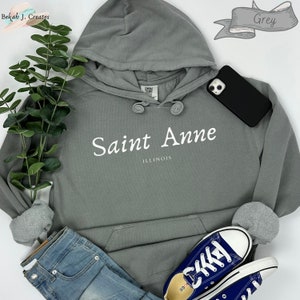 Illinois Sweatshirt, Comfort Colors® Saint Anne Illinois Shirt, Awesome Holiday Gift Shirt, Illinois Lover Gift for Friend or Family or YOU