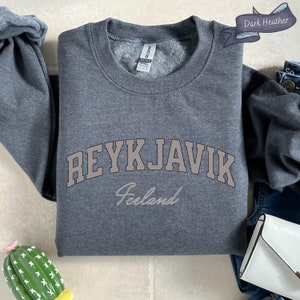 Felpa con cappuccio Reykjavik, Felpa con cappuccio Reykjavik, Felpa con cappuccio Islanda, Regalo Souvenir Reykjavik Luna di miele Vacanza europea Felpa con cappuccio Regalo di viaggio
