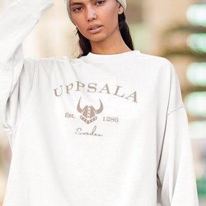 Swedish Uppsala Sweatshirt, Popular Comfort Colors® Sweden Shirt, Swedes Gift, Travel Gift for Scandinavia Lovers, Unisex, Plus Sizes too