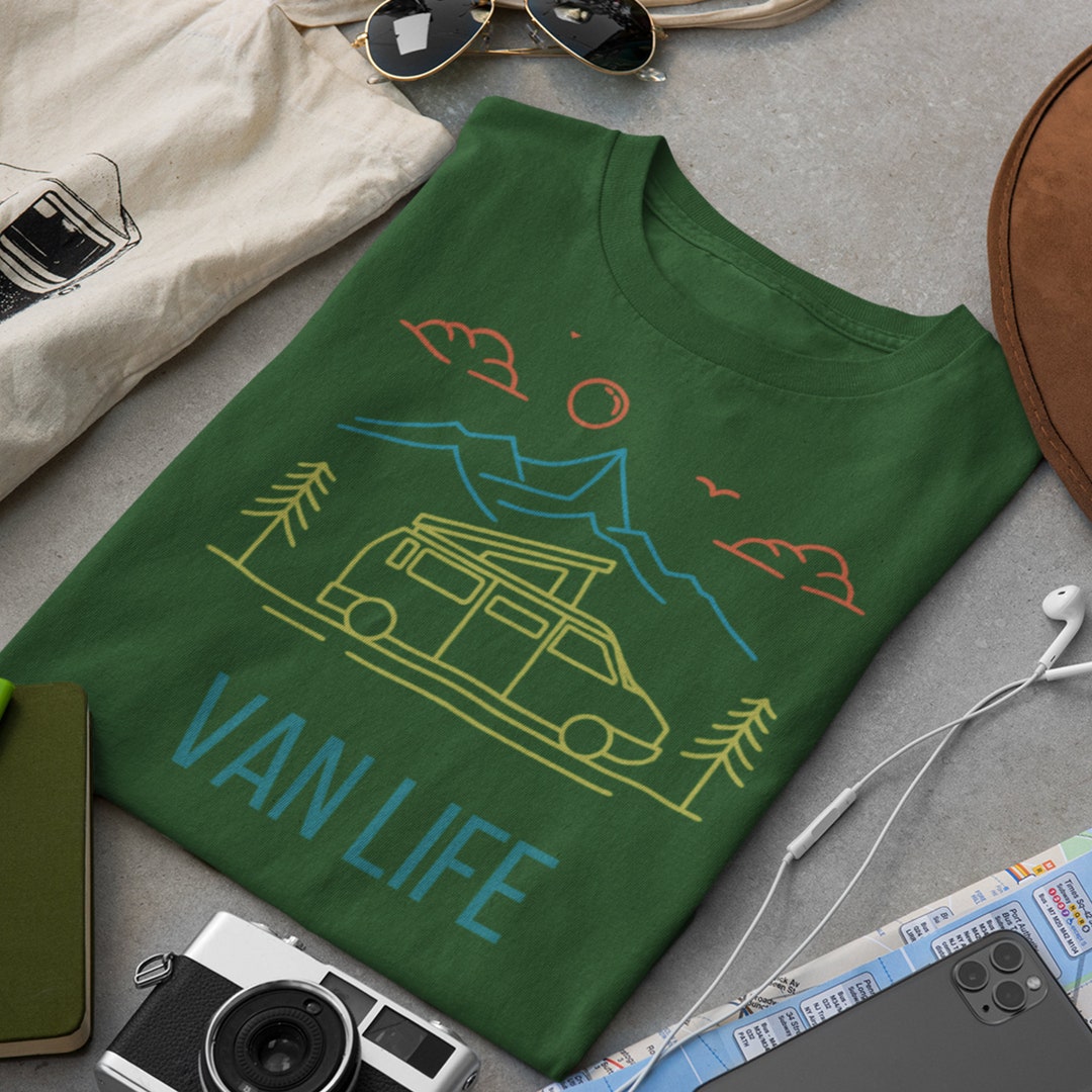 Van Life, Minimalist Van Life Mountain or Beach or Desert or Plains