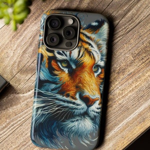 Tiger Iphone Case for IPhone Pro Max 15 (and other sizes too!) Apple IPhone, Samsung Galaxy and Google Pixel Device Covers