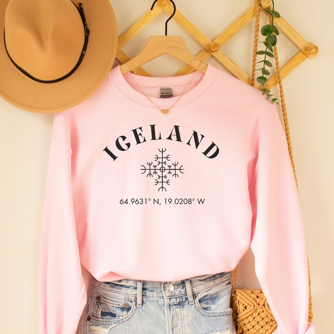 Felpa con cappuccio Islanda, la migliore maglietta del Nord Europa